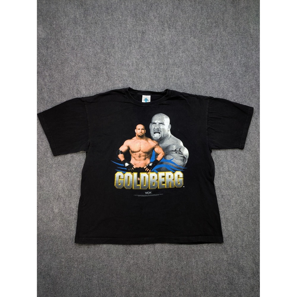 Vintage Wcw Goldberg Wrestling T Shirt Xl 1998 Graphic T Bill Goldberg